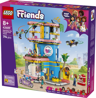 LEGO® Friends 42689 Klubovna pro kamarády v městečku Heartlake