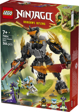 LEGO® NINJAGO® 71854 Coleův expediční robot a dračí Zane