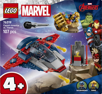 LEGO® ǀ Marvel Captain America vs. Thanos with 2 Minifigures 76319
