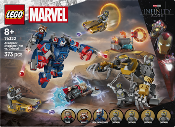 LEGO® ǀ Marvel Avengers: Endgame Thor vs. Chitauri Super Hero Action 76322