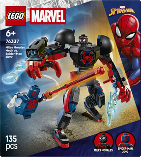 LEGO® ǀ Marvel Miles Morales Mech vs. Spider-Man 2099 - 76337