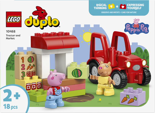 LEGO® DUPLO 10468 Prasátko Pepa Traktor a tržnice
