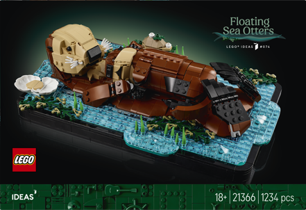 LEGO® Ideas 21366 Plavající mořské vydry