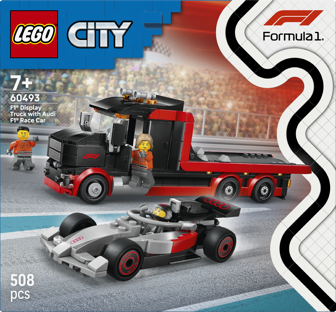 LEGO® City 60493 Výstavní náklaďák F1® se závodním autem Audi F1®