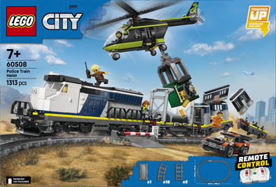 LEGO® City 60508 Loupež v policejním vlaku