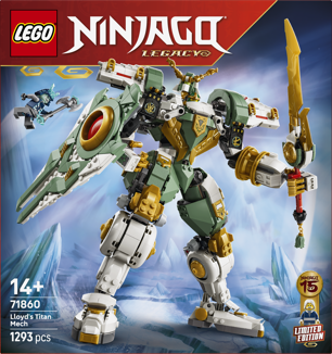 LEGO® NINJAGO® 71860 Lloydův titanový robot: 15 let NINJAGO