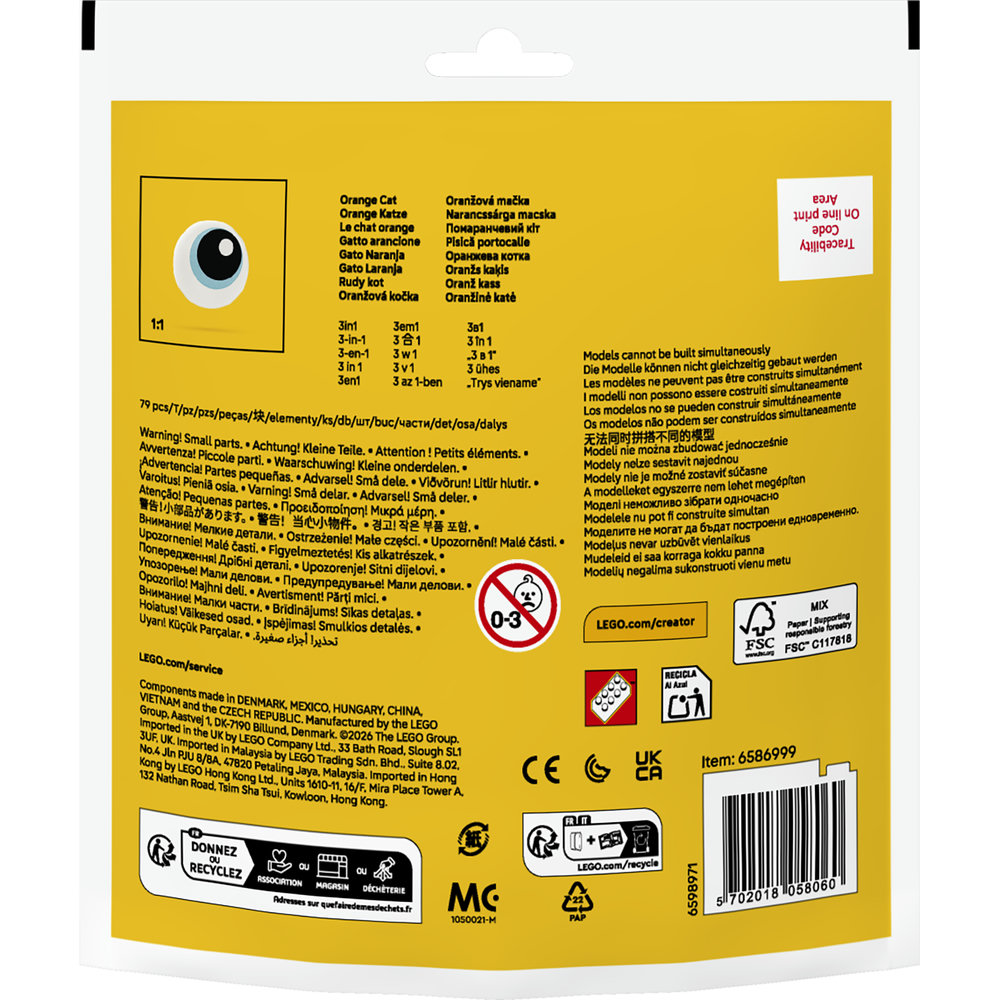 LEGO® 30714 oranžová kočka