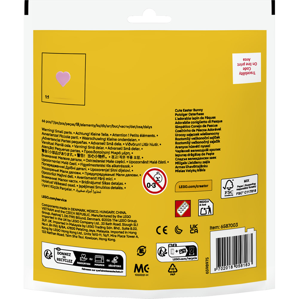 LEGO® LEGO Creator 30716 Roztomilý velikonoční zajíček