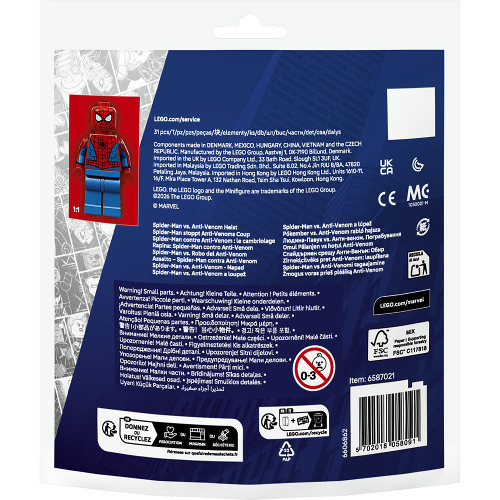 LEGO® Marvel 30725 Spider-Man vs. Anti-Venom a loupež