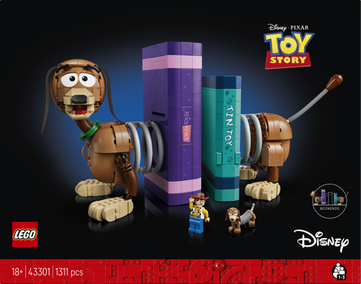 LEGO® Disney Pixar 43301 Knižní zarážky: Slinky z filmu Toy Story