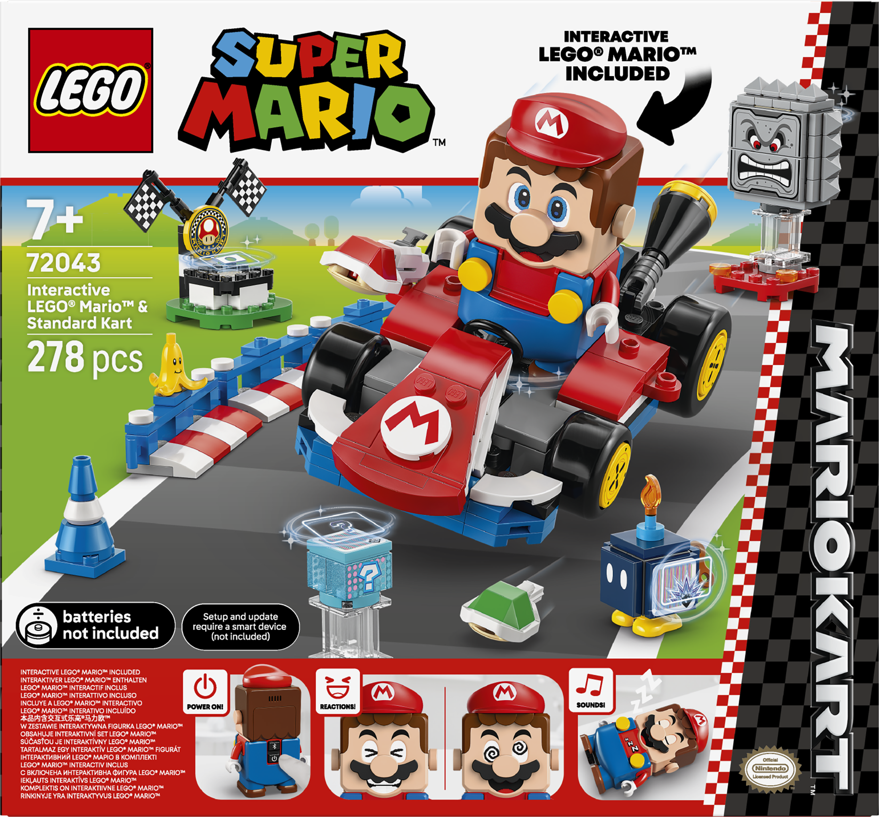 LEGO® Super Mario™ 72043 Interaktivní Mario™ a Standard Kart