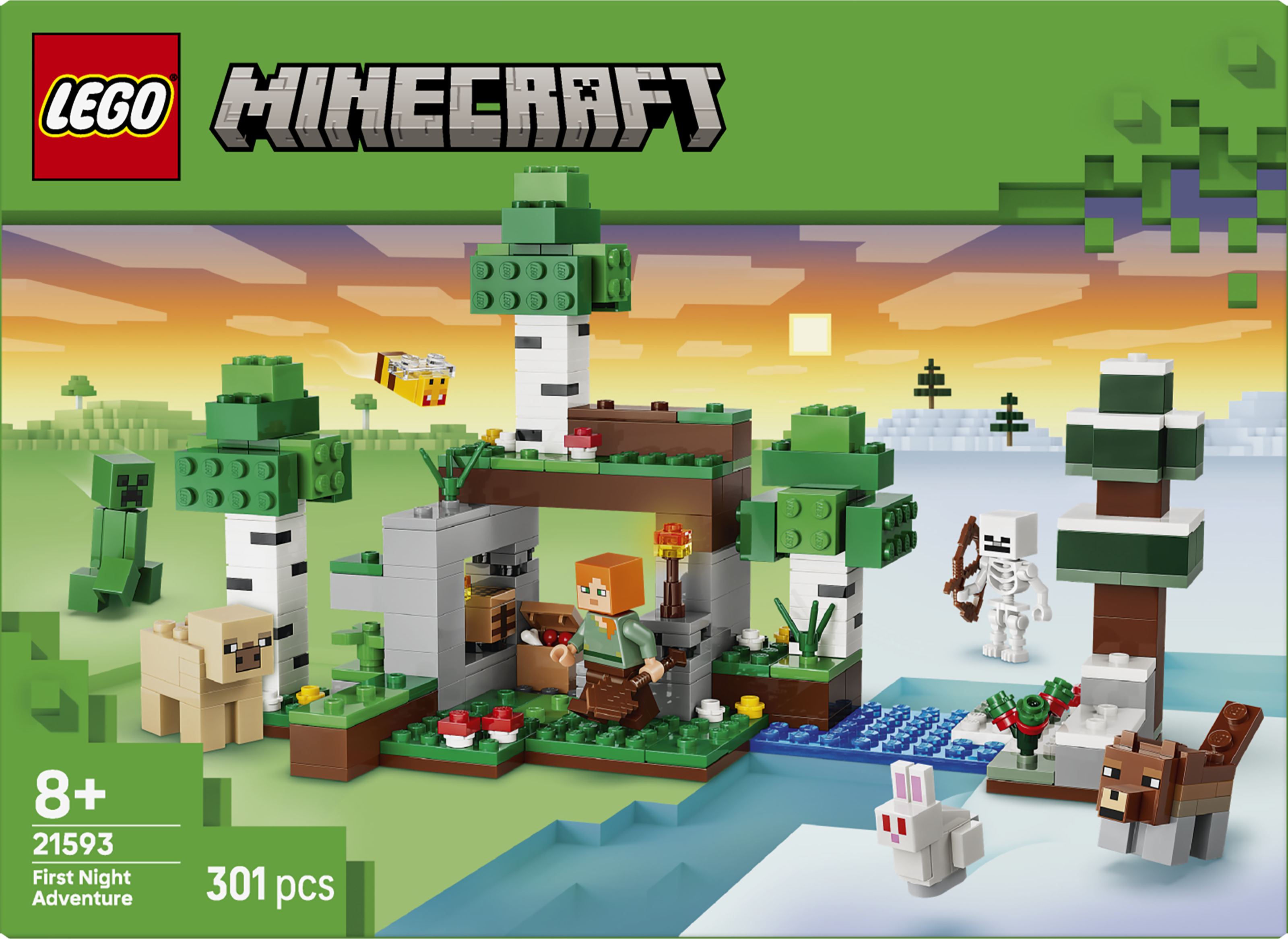 LEGO® Minecraft 21593 První noční dobrodružství