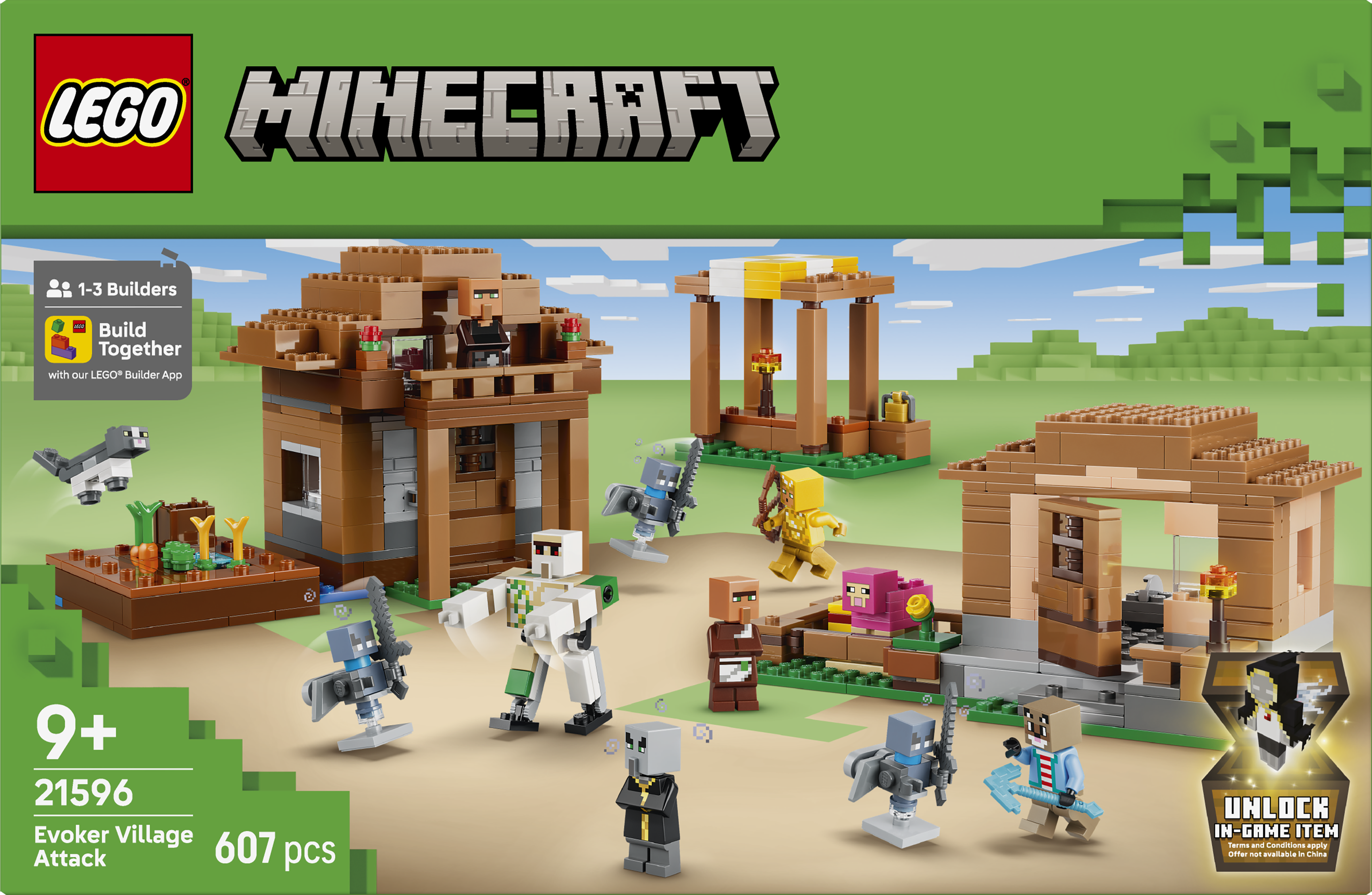 LEGO® Minecraft 21596 Útok Mága na vesnici