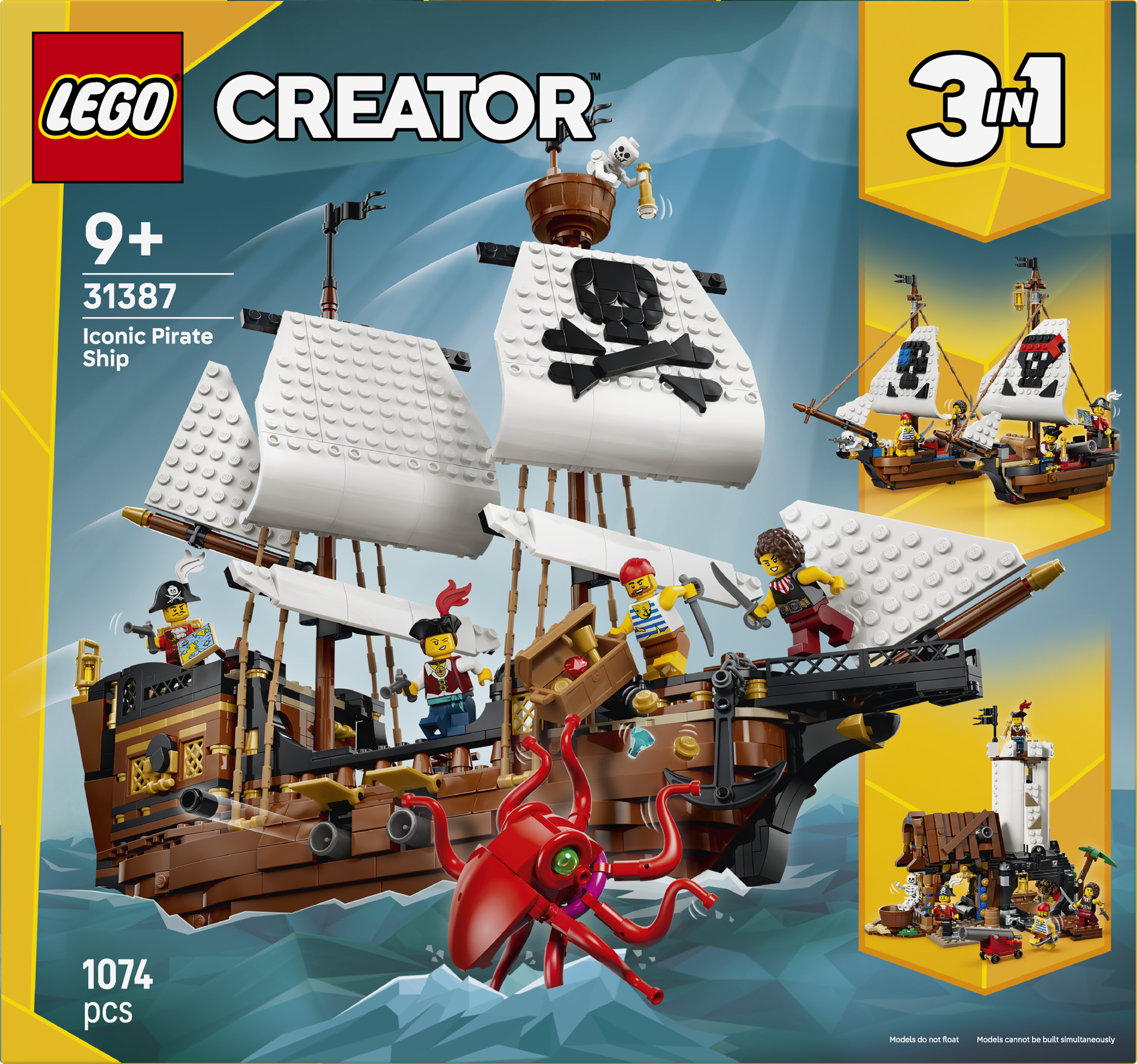 LEGO® Creator 31387 Kultovní pirátská loď