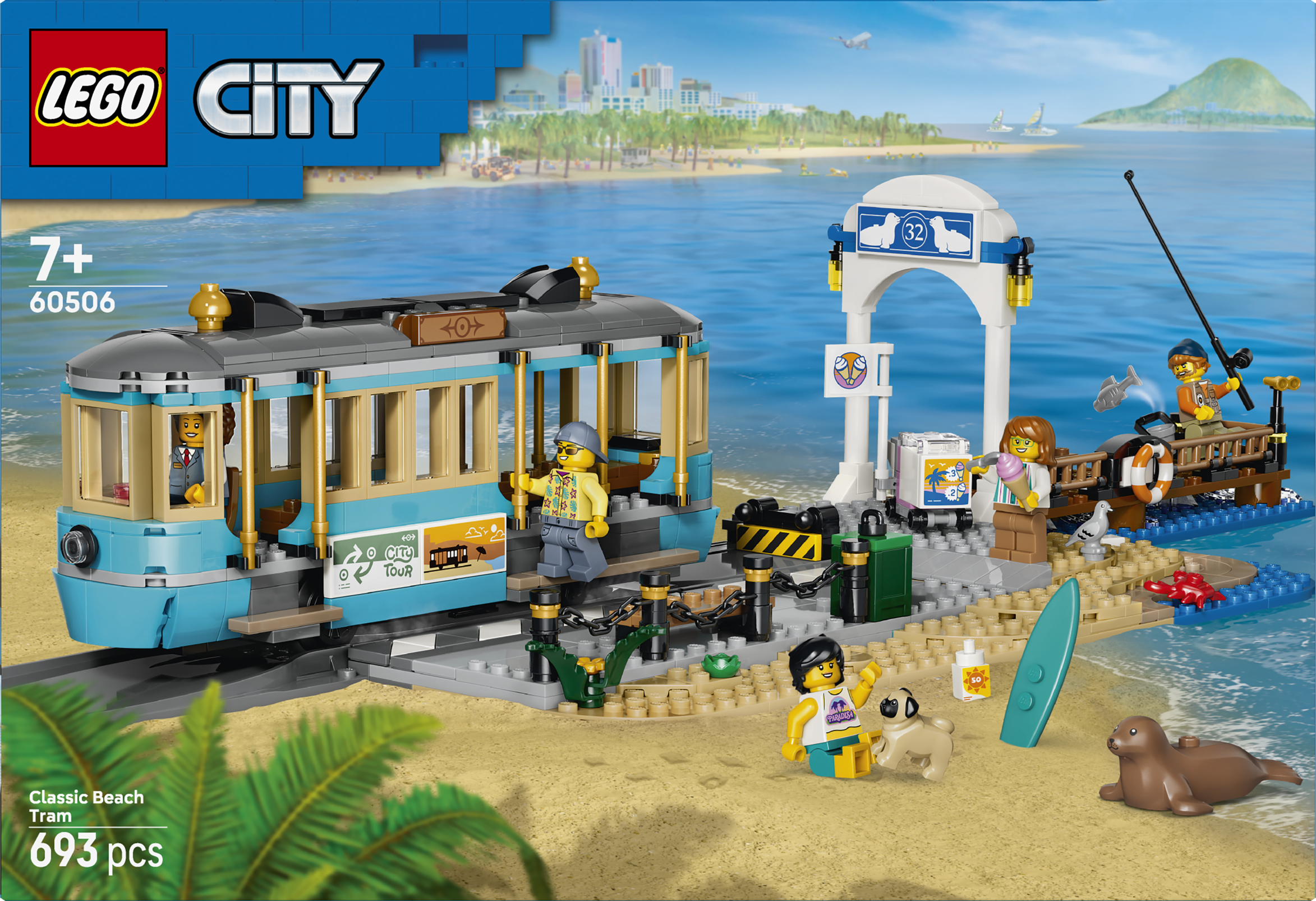 LEGO® City 60506 Historická plážová tramvaj