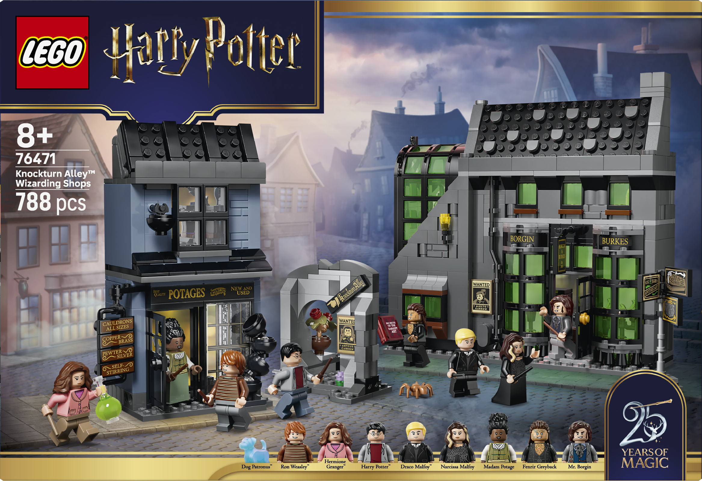 LEGO® HARRY POTTER™ 76471 Kouzelnické obchody v Obrtlé