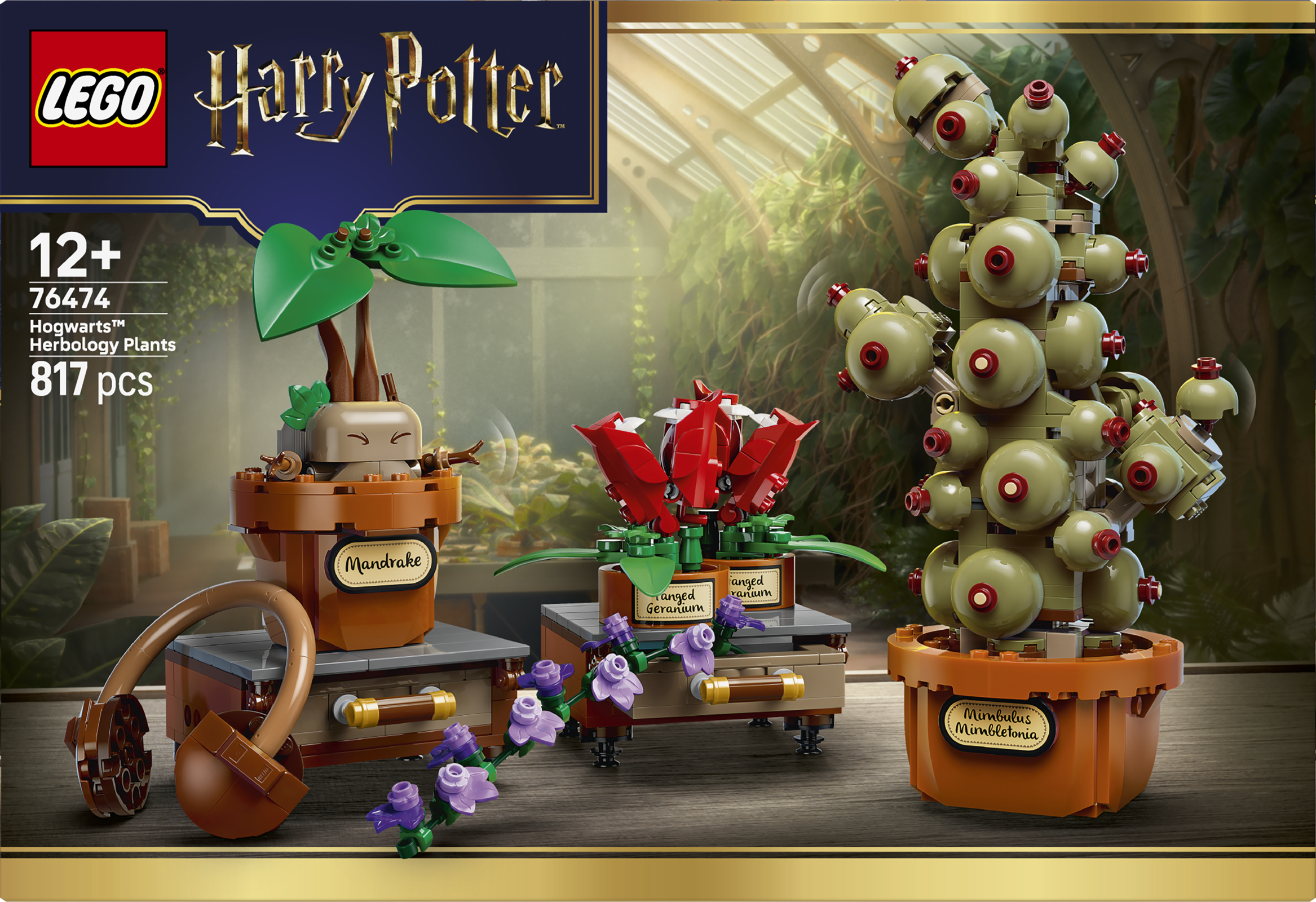 LEGO® HARRY POTTER™ 76474 Rostliny z hodiny bylinkářství