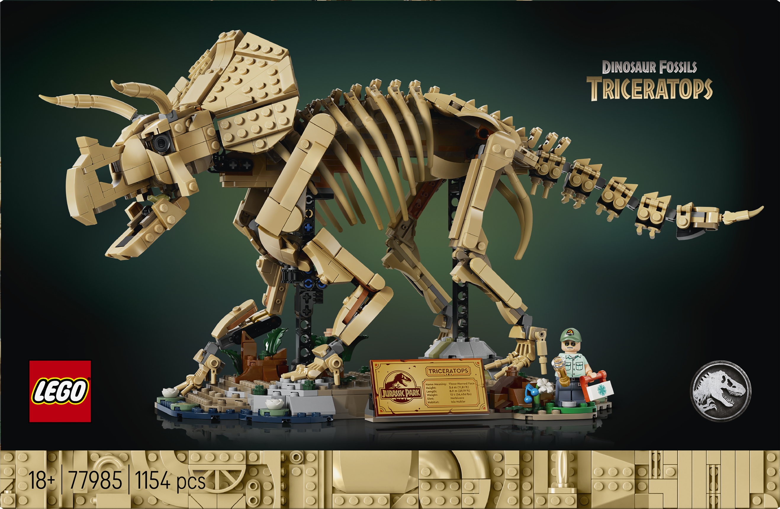 LEGO® Jurassic World 77985 Dinosauří fosilie: Triceratops