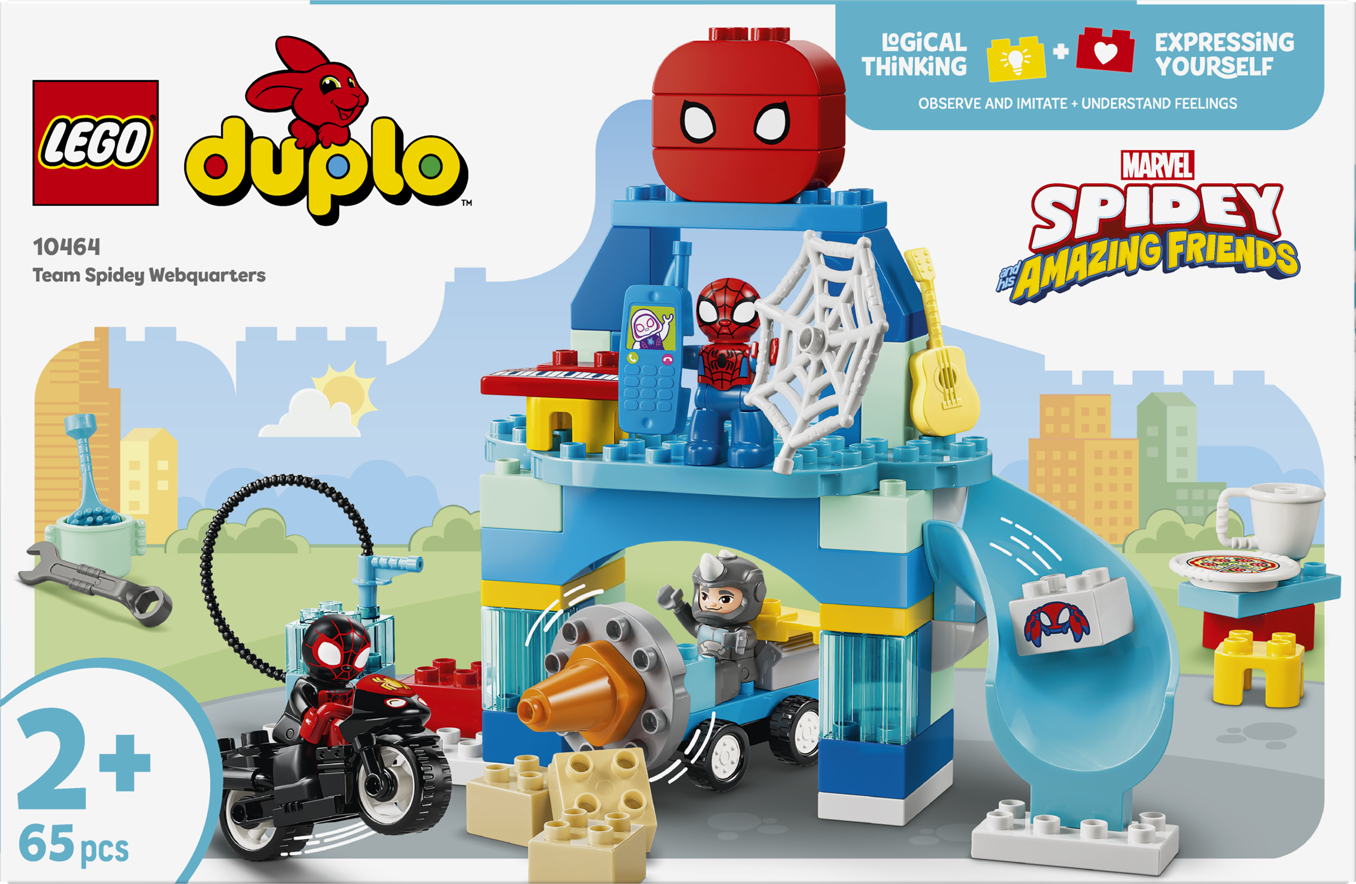 LEGO® Marvel 10464 Spideyho tým a pavoučí základna