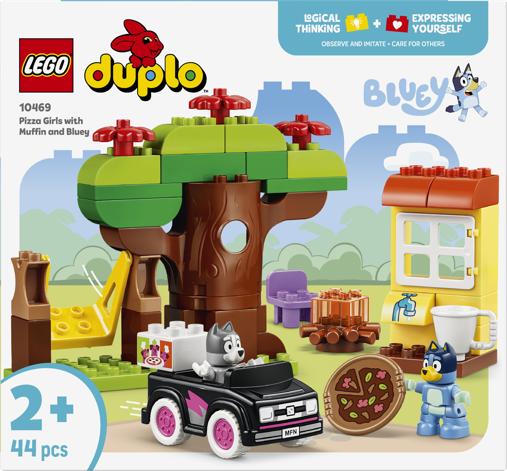 LEGO® DUPLO Bluey 10469 Muffin, Bluey a rozvoz pizzy