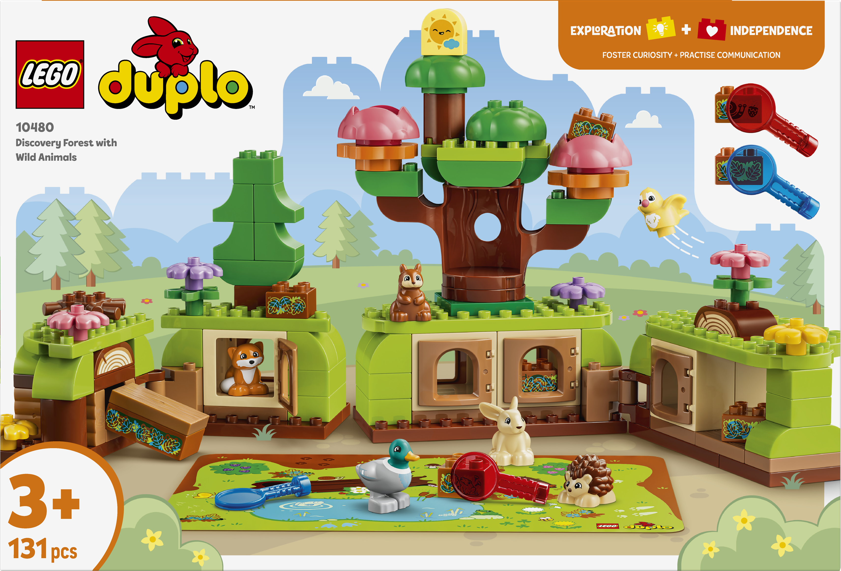 LEGO® DUPLO 10480 Les plný objevů a divokých zvířátek