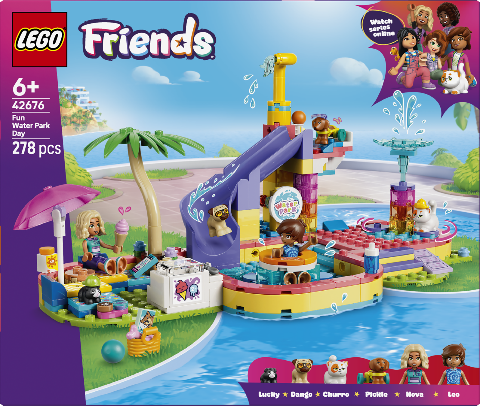 LEGO® Friends 42676 Zábavný den v aquaparku