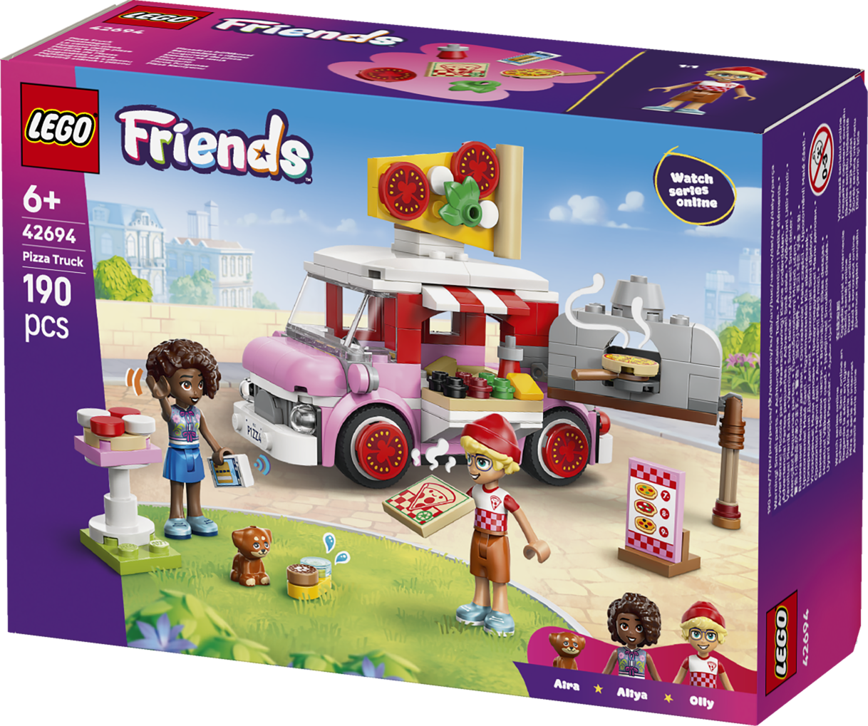 LEGO® Friends 42694 Pojízdný stánek s pizzou