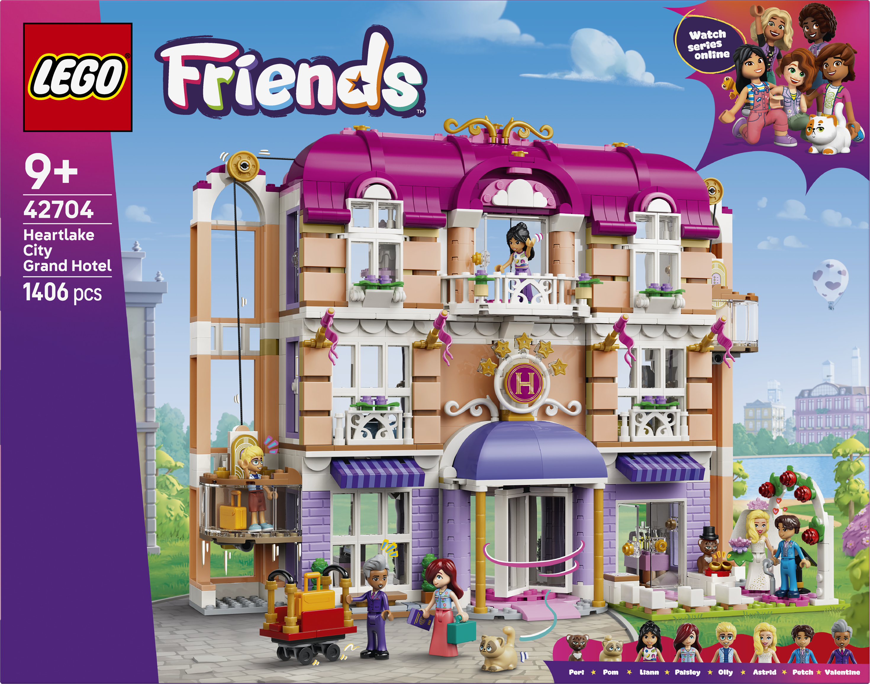 LEGO® Friends 42704 Grand Hotel v městečku Heartlake