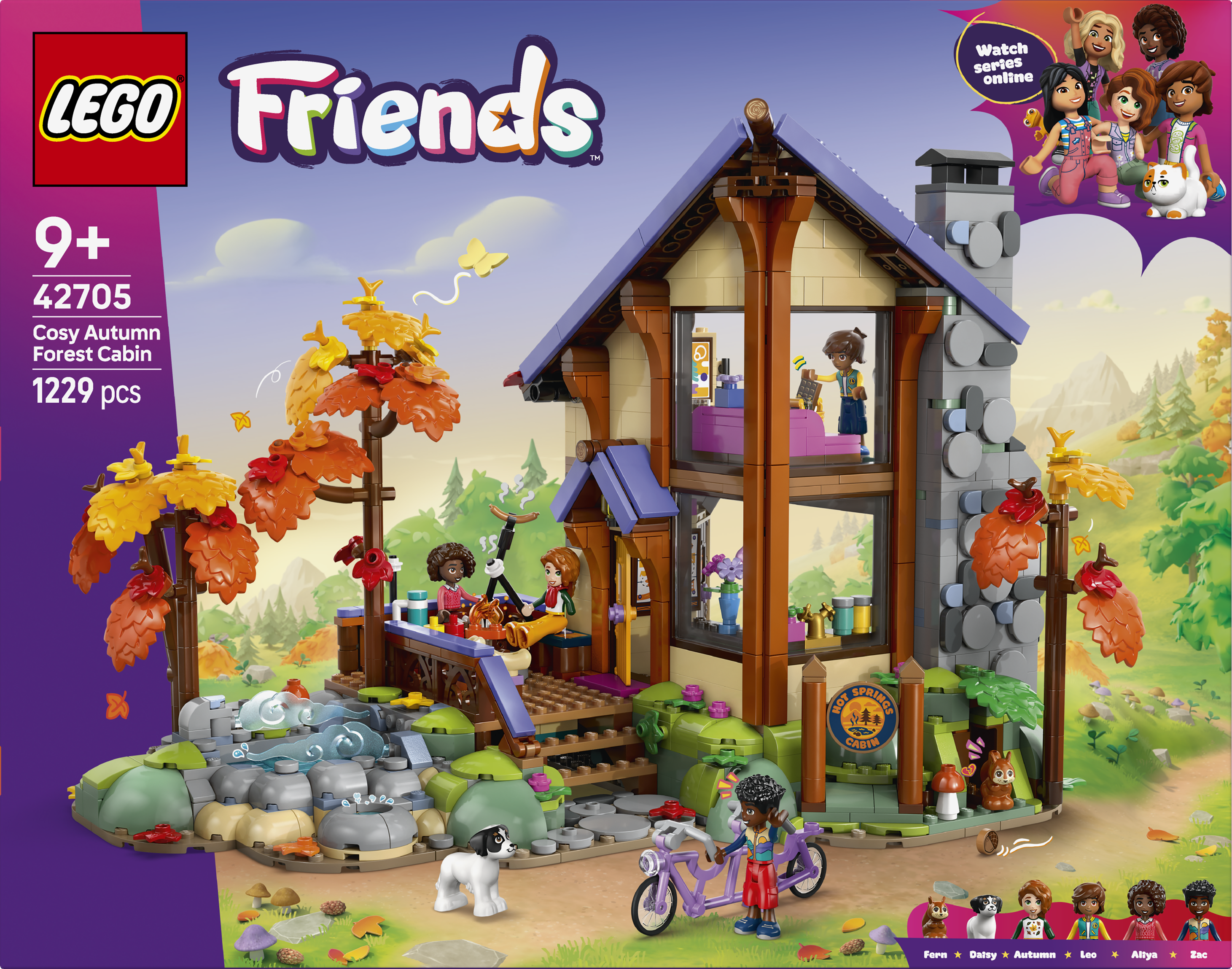 LEGO® Friends 42705 Útulná chata v podzimním lese