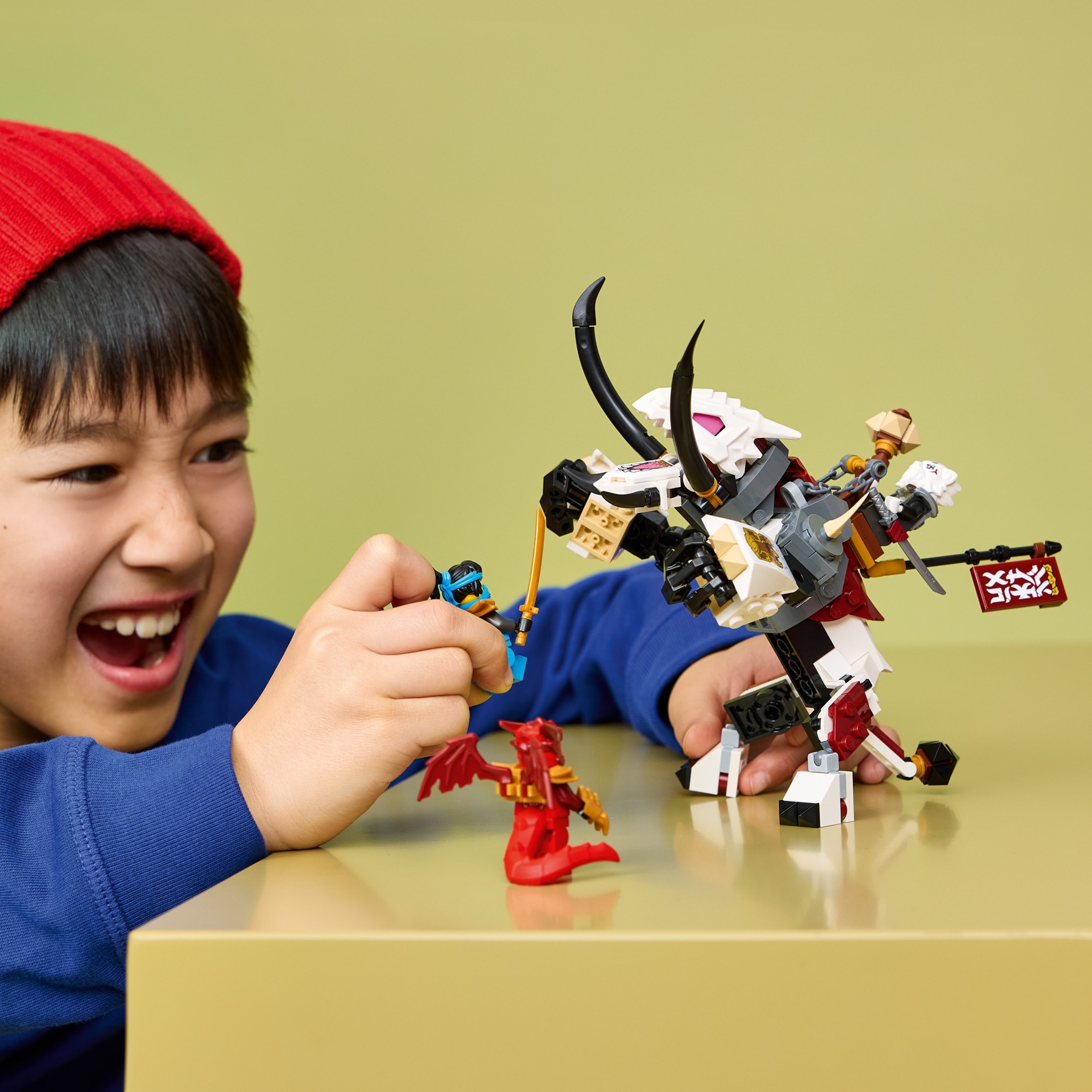 LEGO® NINJAGO 71863 Zilvar a dračí bestie Grimtak
