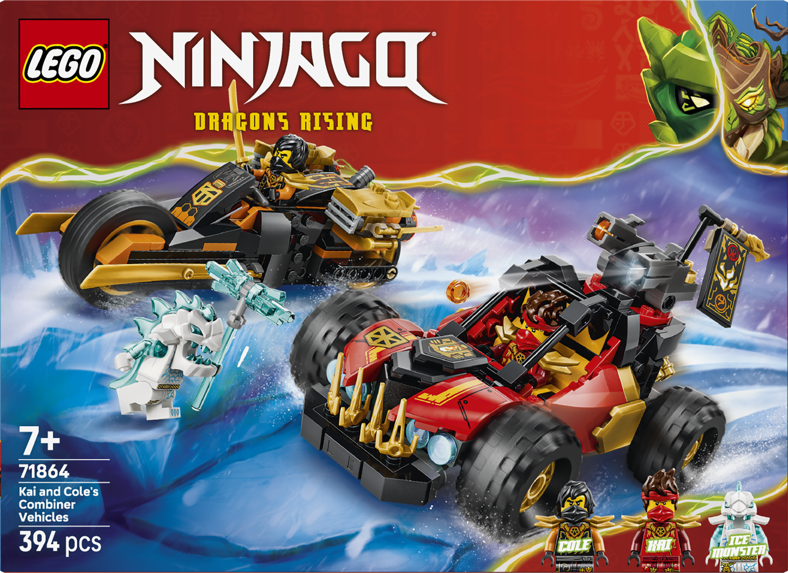 LEGO® NINJAGO 71864 Kombinovatelná vozidla Kaie a Colea