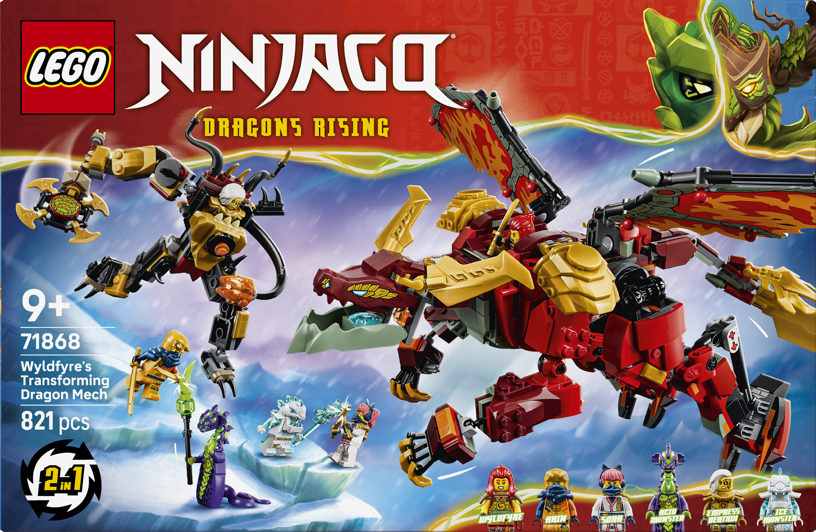 LEGO® NINJAGO 71868 Wyldfyre a transformační dračí oblek