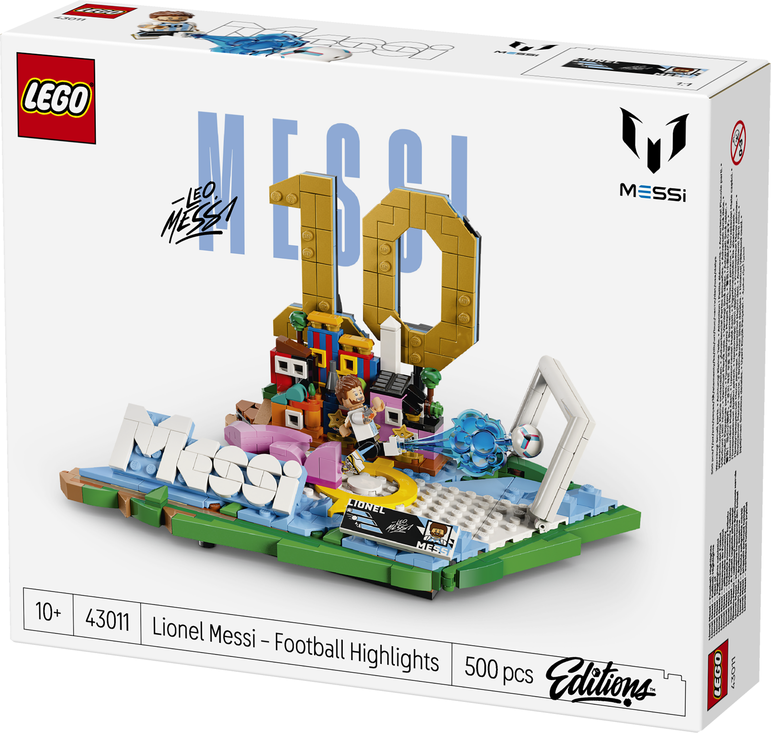 LEGO® Editions 43011 Lionel Messi – Hvězdné momenty fotbalu