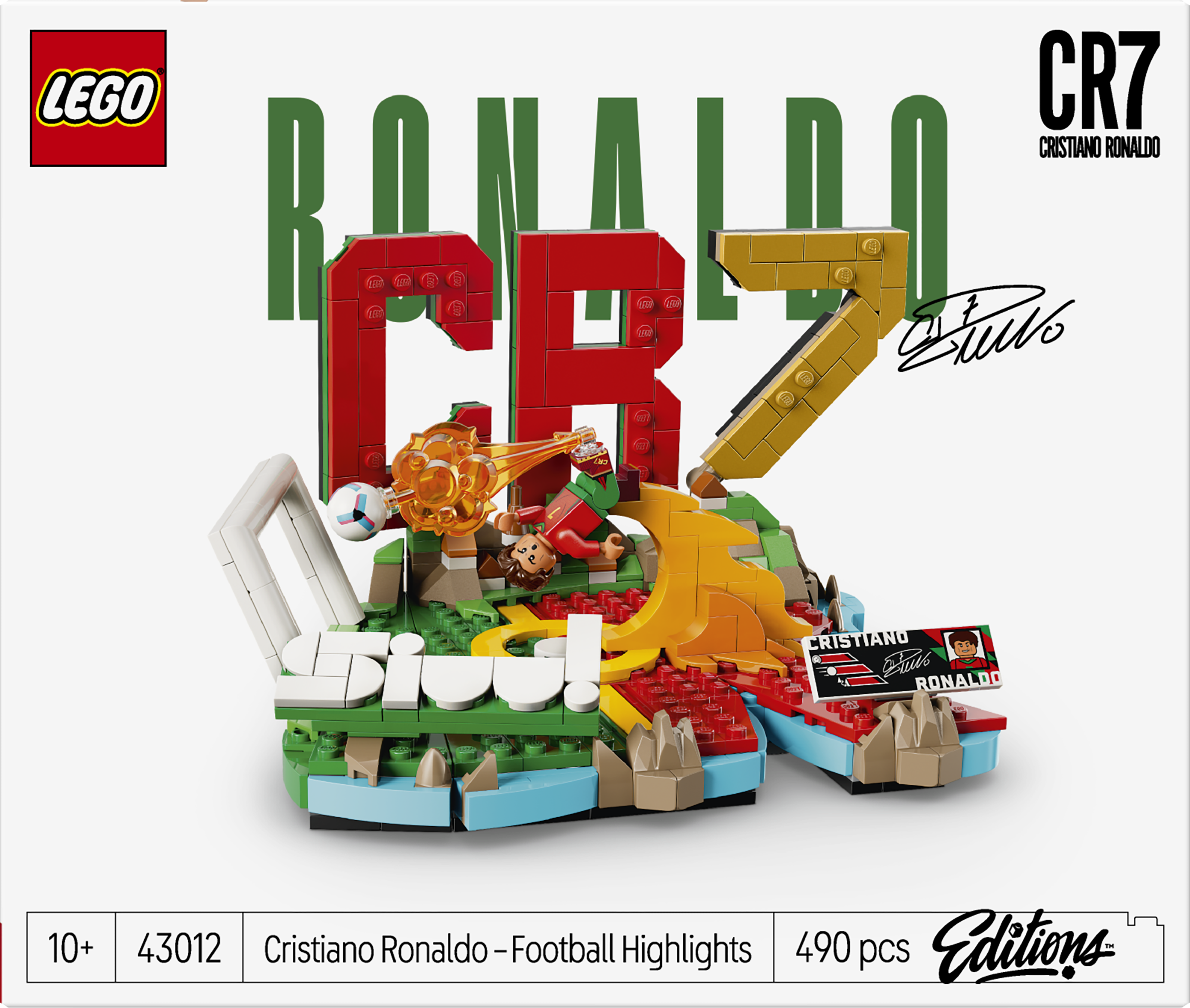 LEGO® Editions 43012 Cristiano Ronaldo – Hvězdné momenty fotbalu