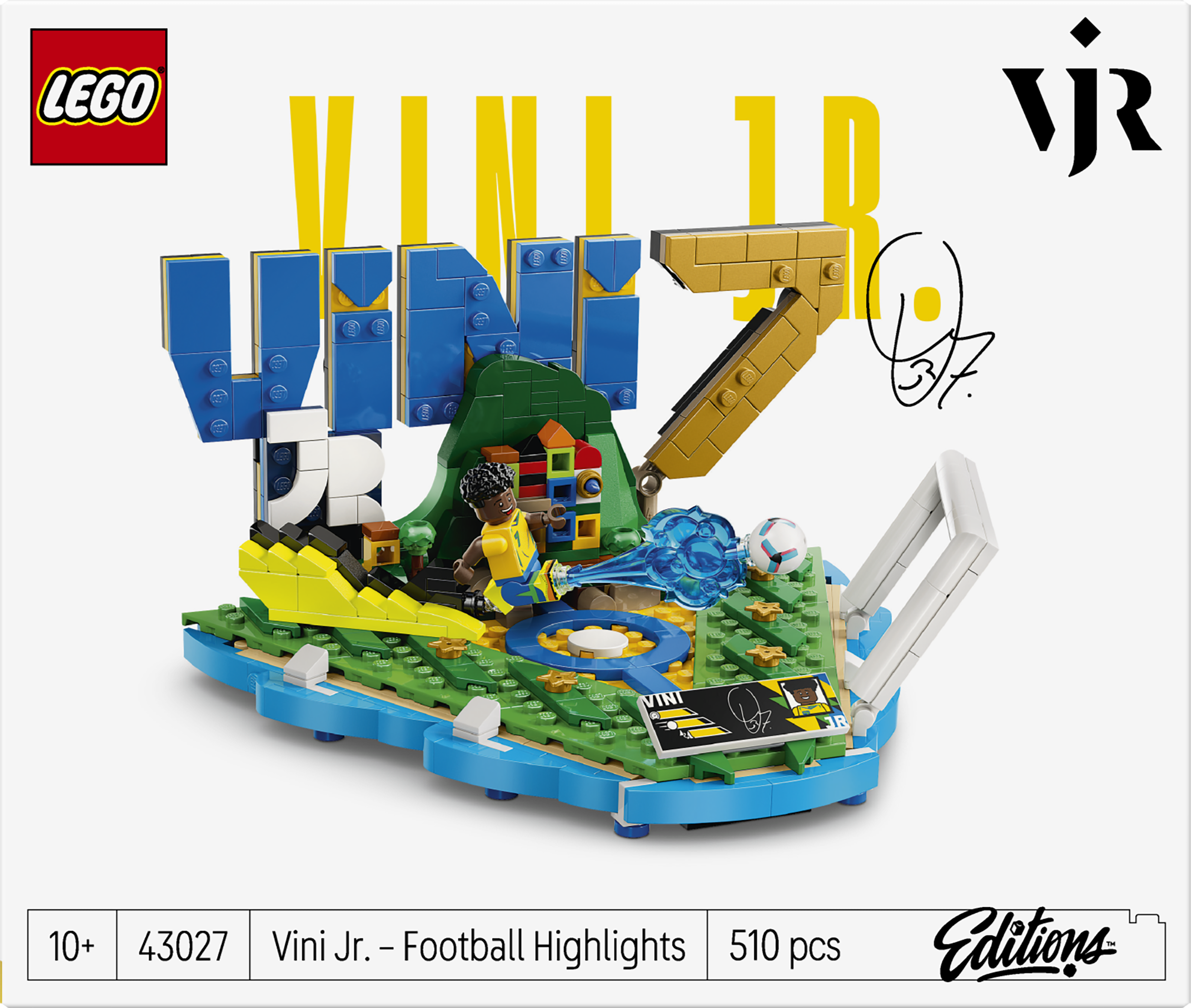 LEGO® Editions 43027 Vini Jr. – Hvězdné momenty fotbalu