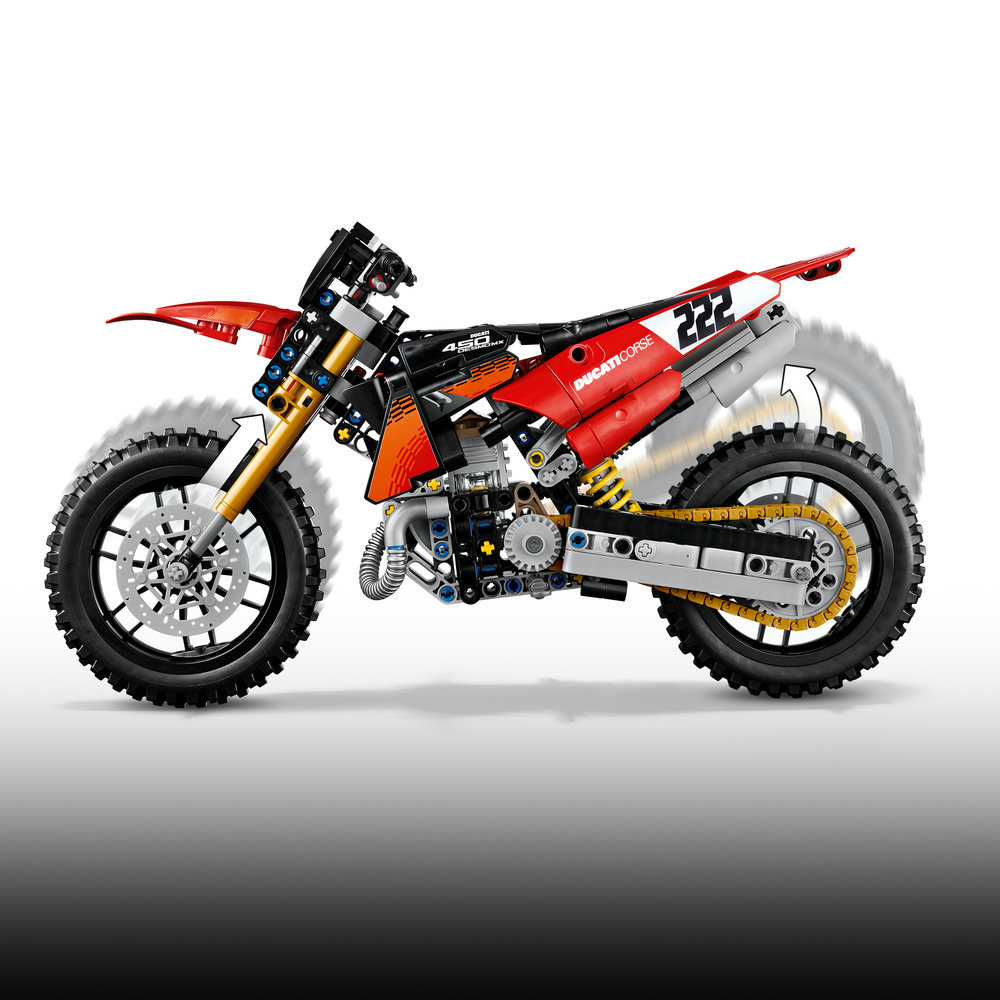 LEGO® TECHNIC 42238 Motorka Ducati Desmo450 MX Factory