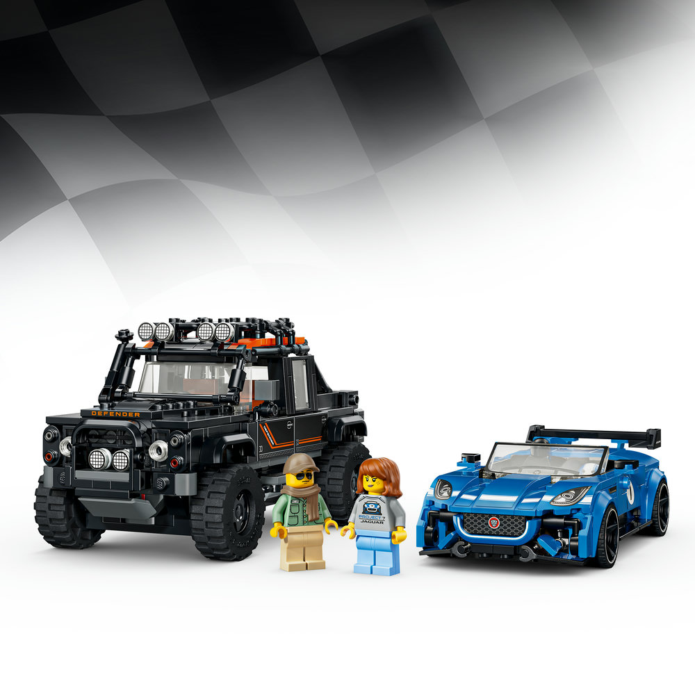 LEGO® SPEED CHAMPION 77264 Jaguar Project 7 a Land Rover Defender