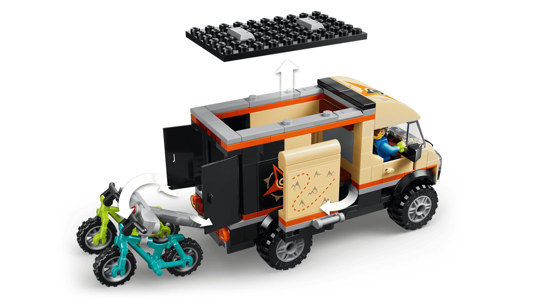 LEGO® City 60512 Dodávka s horskými koly