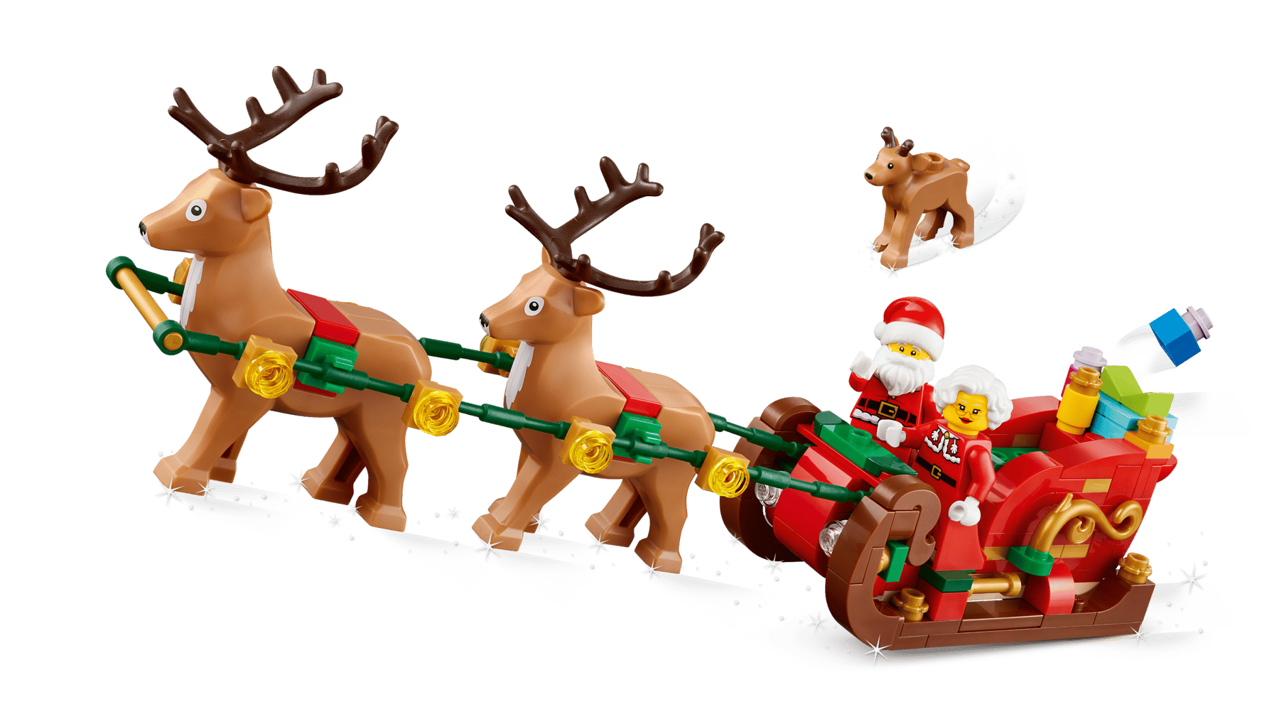 LEGO® 40866 Santa a sváteční dobrodružství na saních