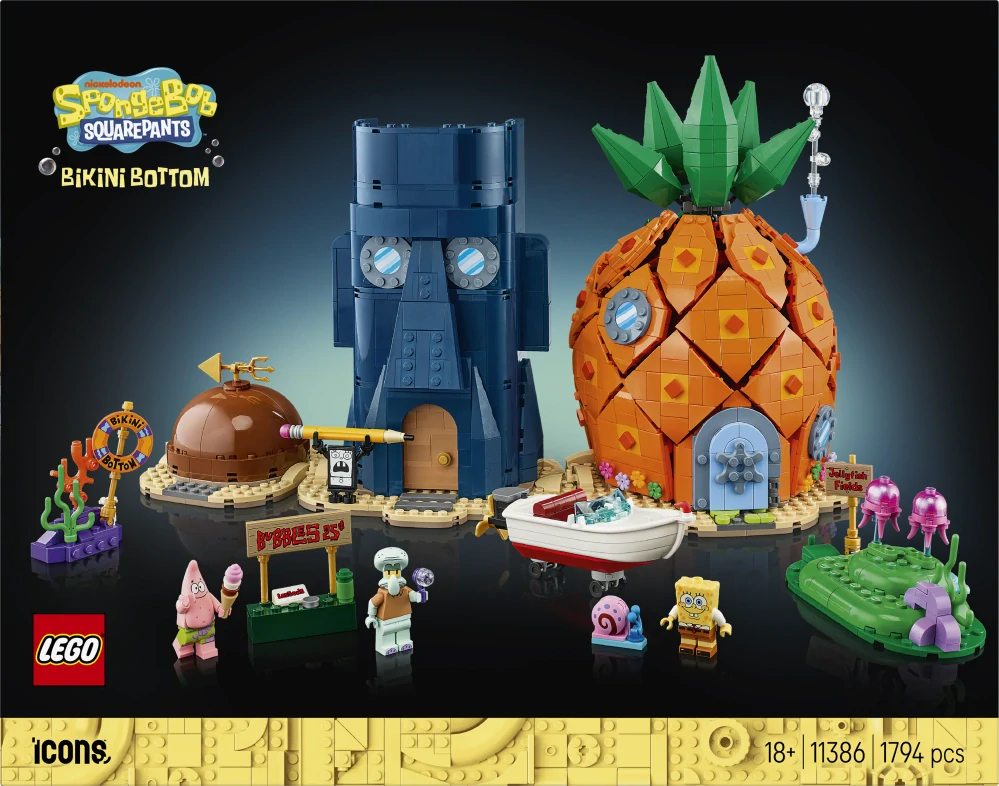 LEGO® Icons 11386 Spongebob v kalhotách: Zátiší Bikin