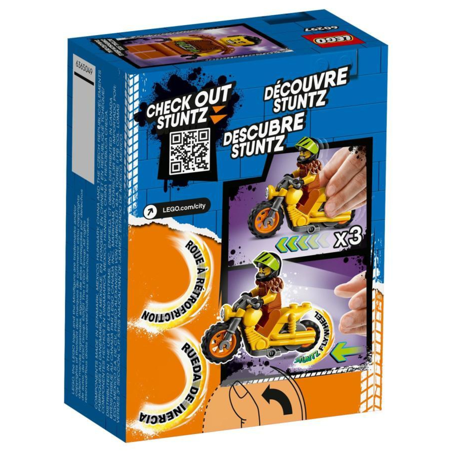 LEGO® CITY 60297 Demoliční kaskadérská motorka