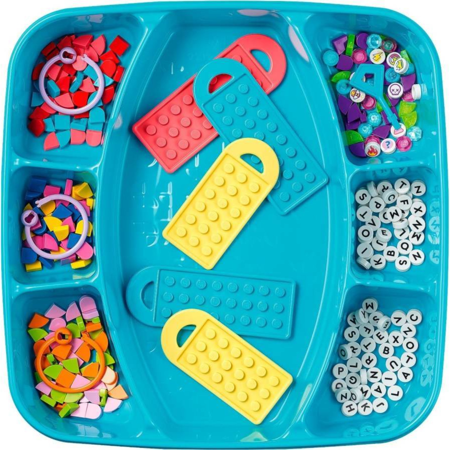 LEGO® DOTS™ 41949 Mega balení ozdob na tašku – zábavné vzkazy