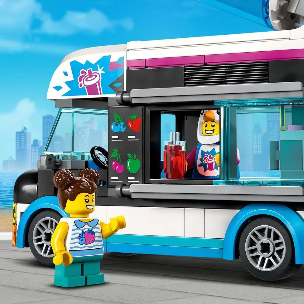 LEGO® CITY 60384 Tučňáčí dodávka s ledovou tříští