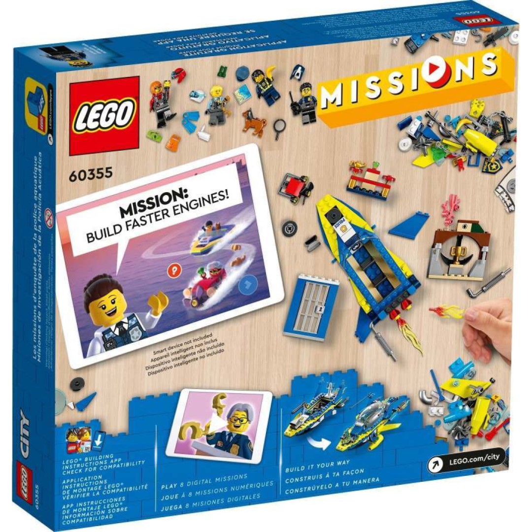 LEGO® CITY 60355 Mise detektiva pobřežní stráže