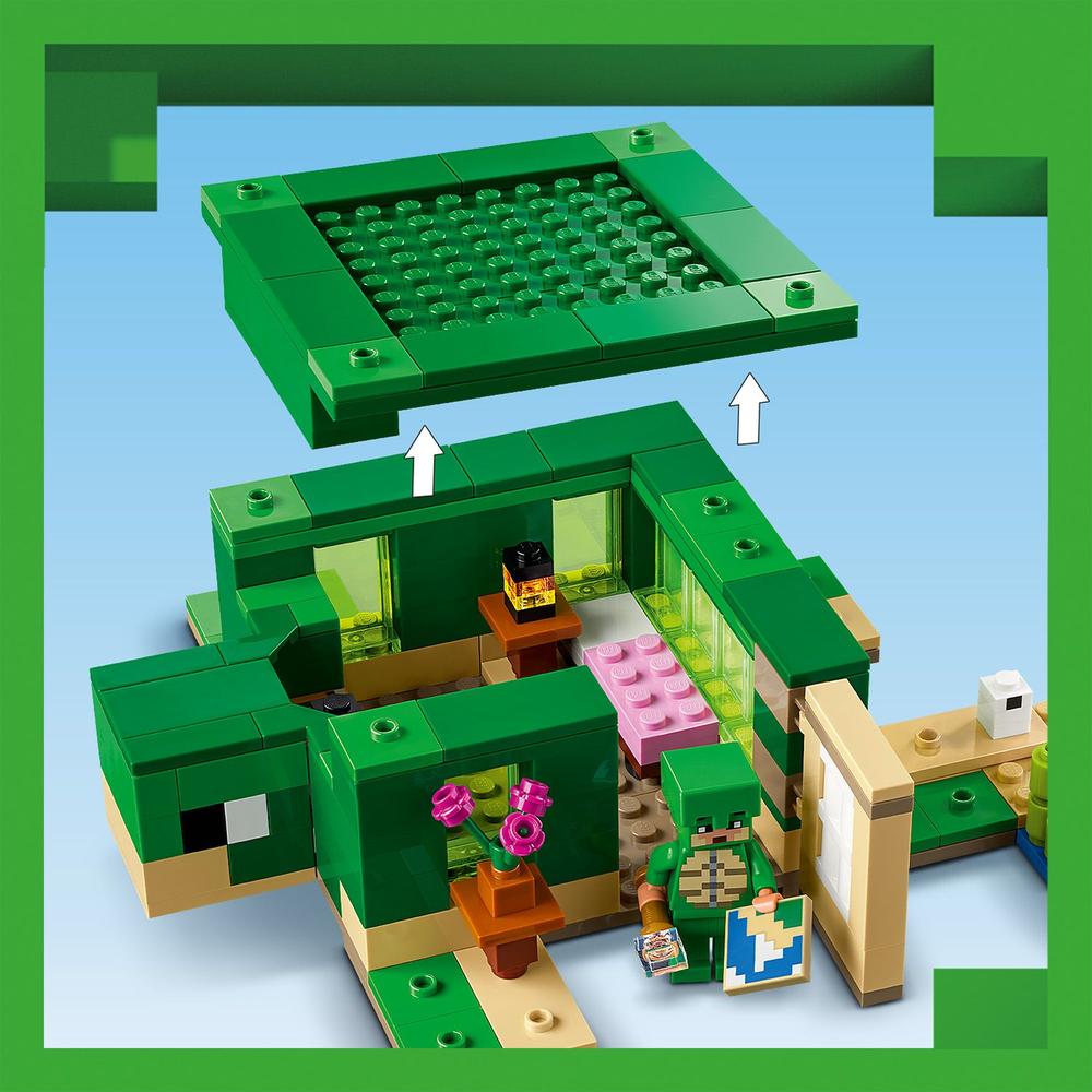 LEGO® Minecraft® 21254 Želví domek na pláži