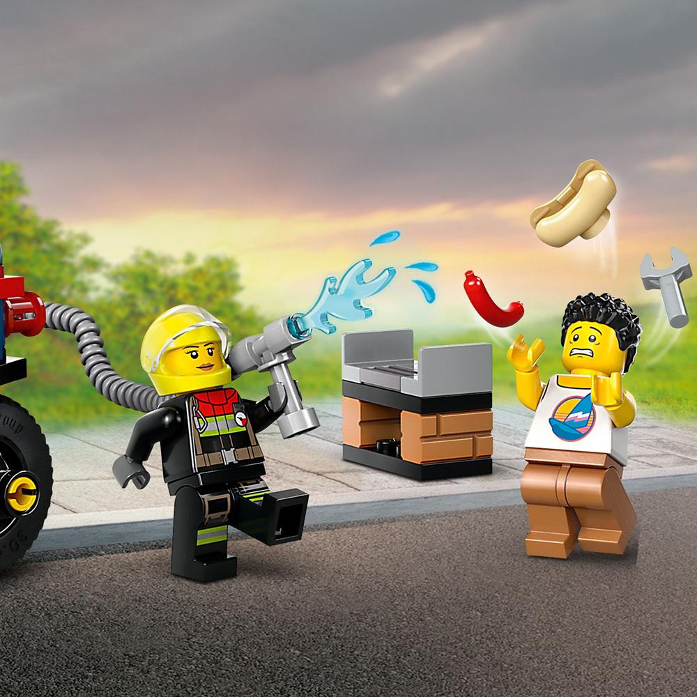 LEGO® CITY 60410 Hasičská záchranná motorka