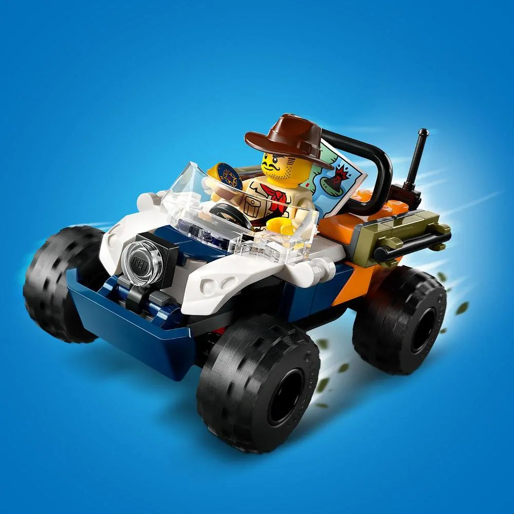 LEGO® City 60424 Čtyřkolka na průzkum džungle – mise panda červená