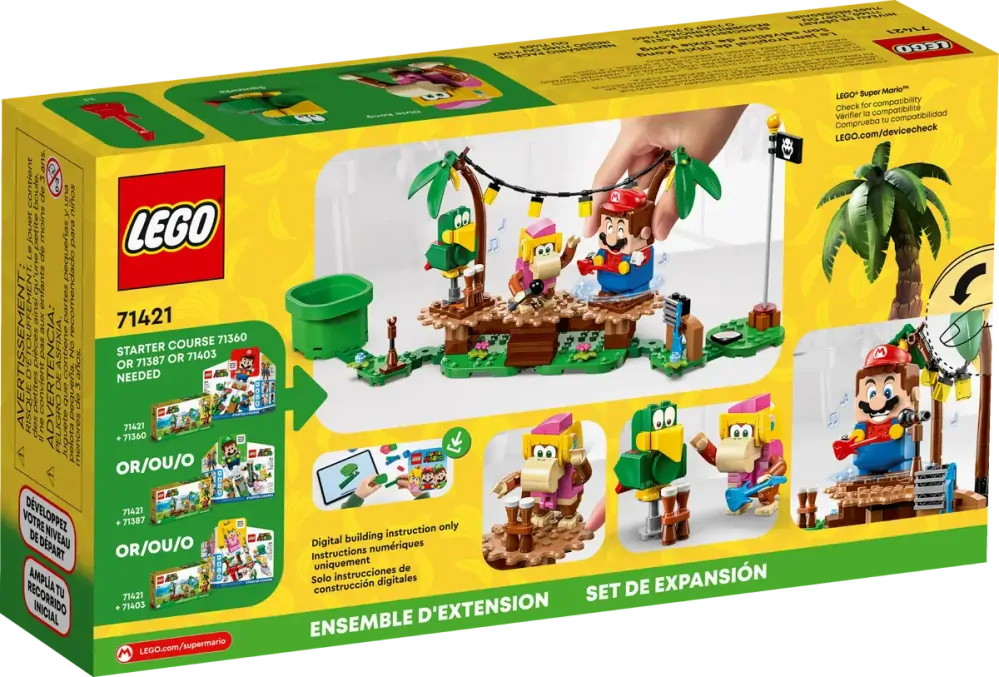LEGO® Super Mario™ 71421 Dixie Kong a koncert v džungli