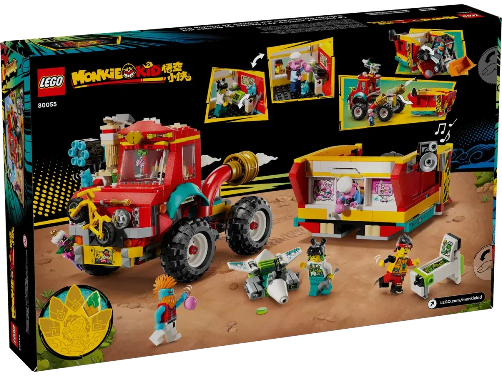LEGO® Monkie Kid™ 80055 Výkonná dodávka týmu Monkie Kida
