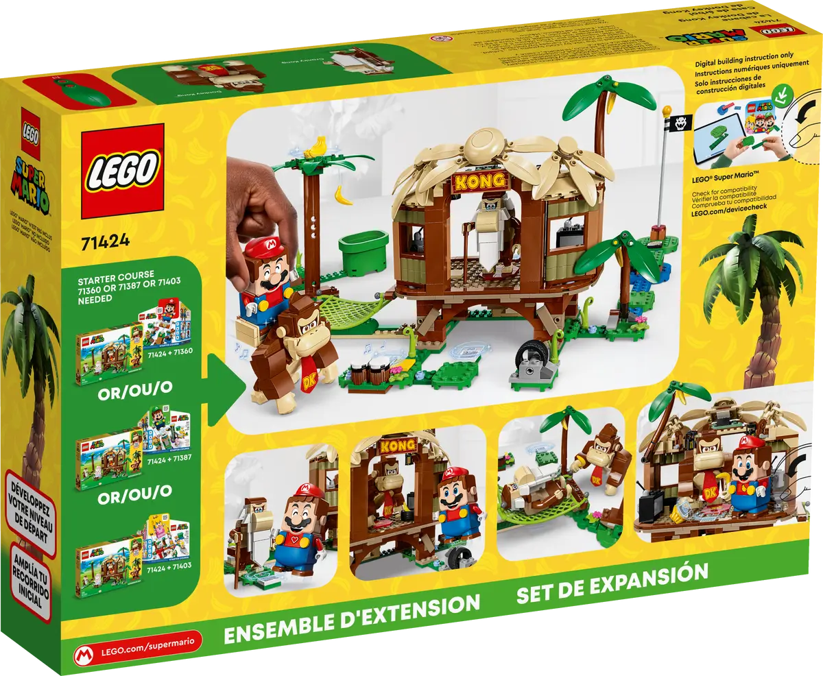 LEGO® Super Mario™ 71424 Donkey Kongův dům na stromě